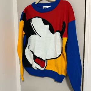Vintage 1980s Mickey Mouse, Mickey & Co Knitted Sweater